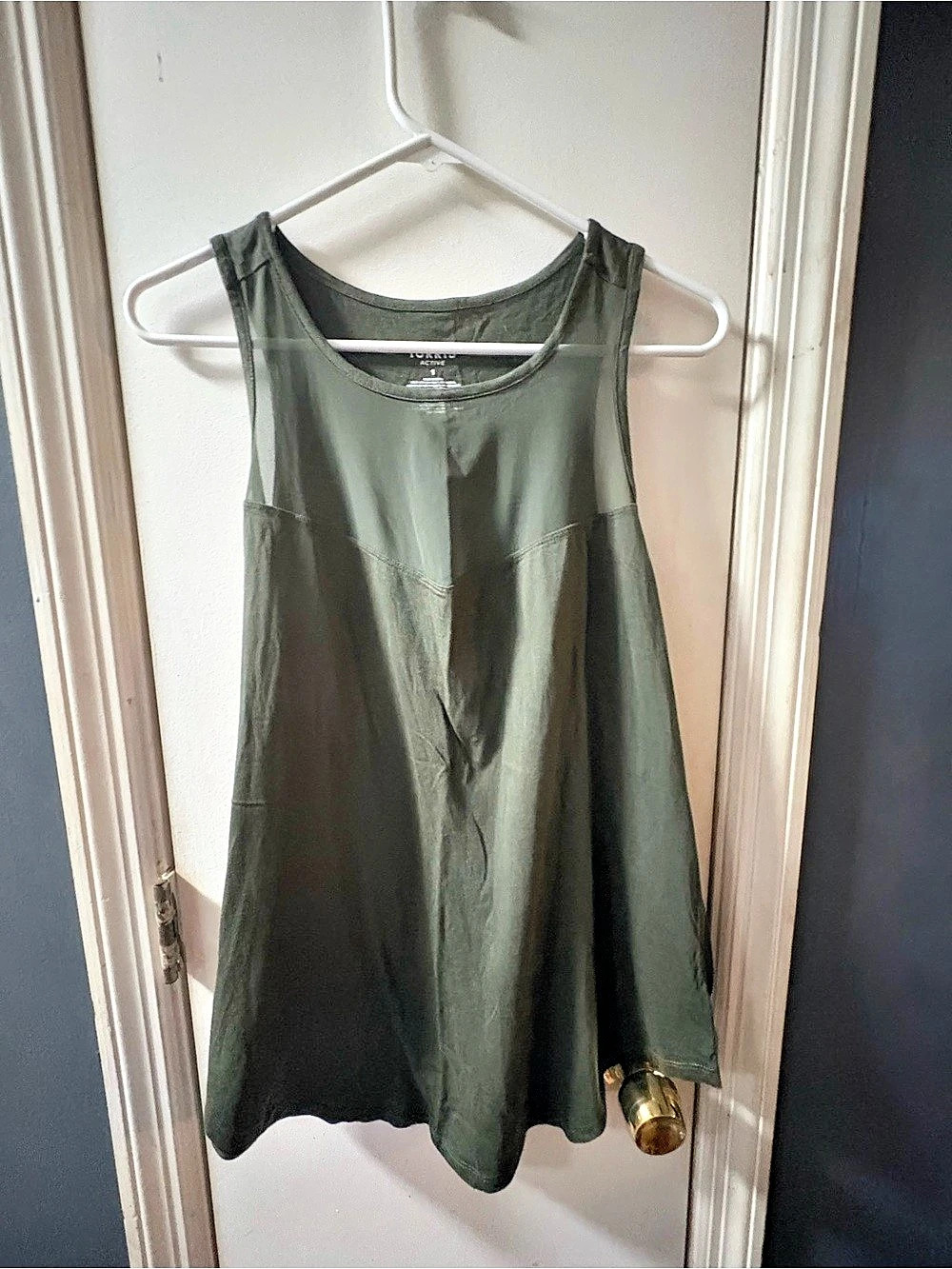 Torrid Olive Green Mini Dress Size 1